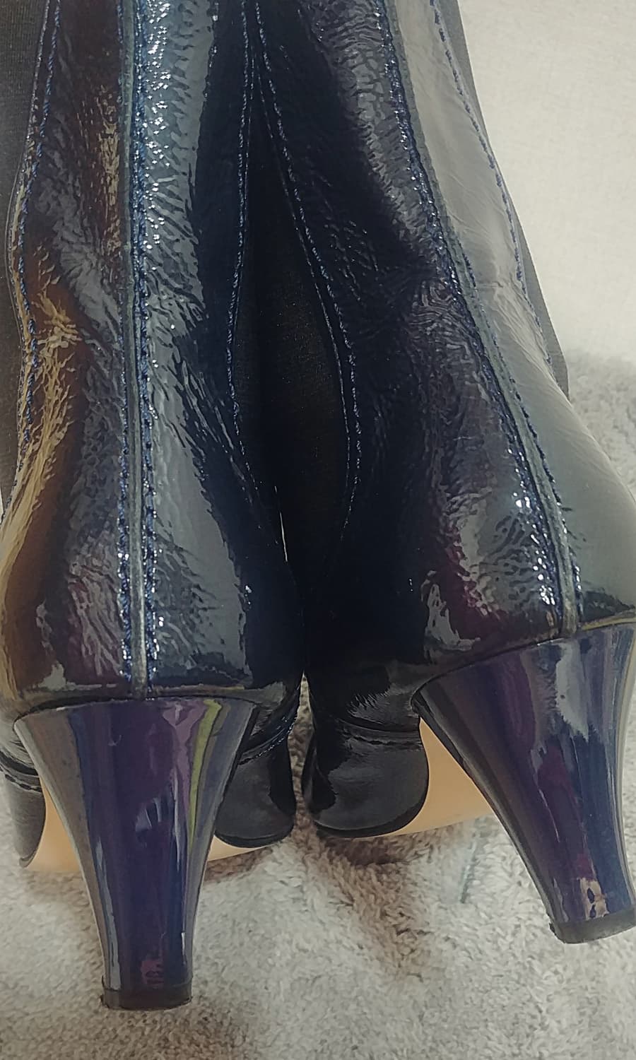 TIME 타임 리얼레더 페이던트 앵클부츠 다크네이비/240 상품이미지3