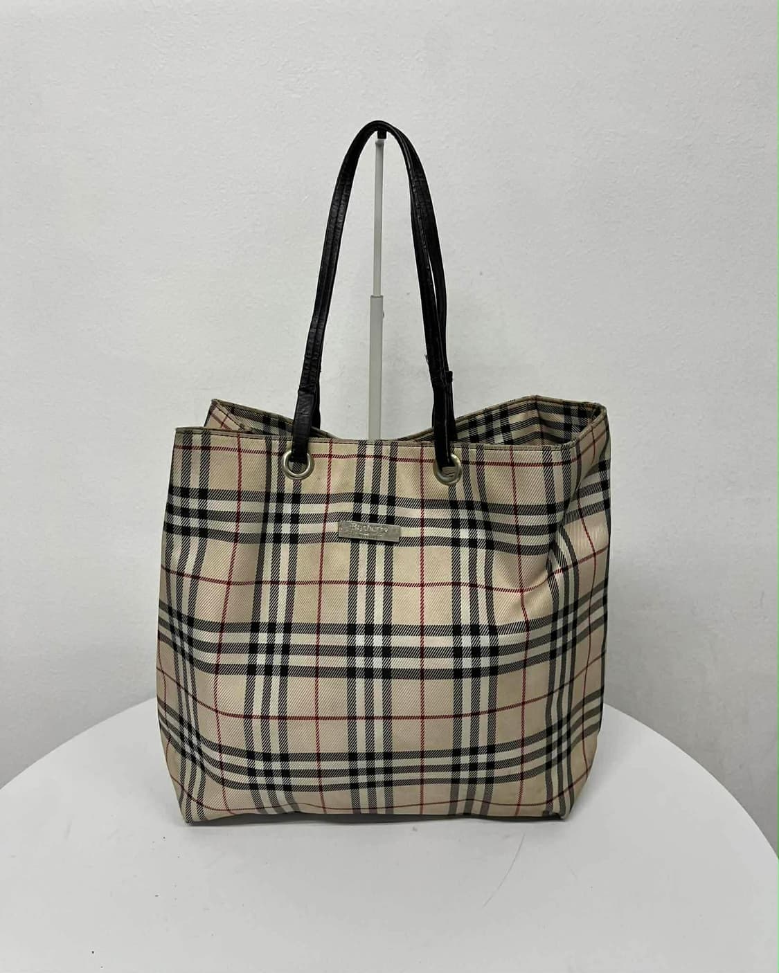 버버리 노바체크 블루라벨 숄더 토트백 상품이미지1