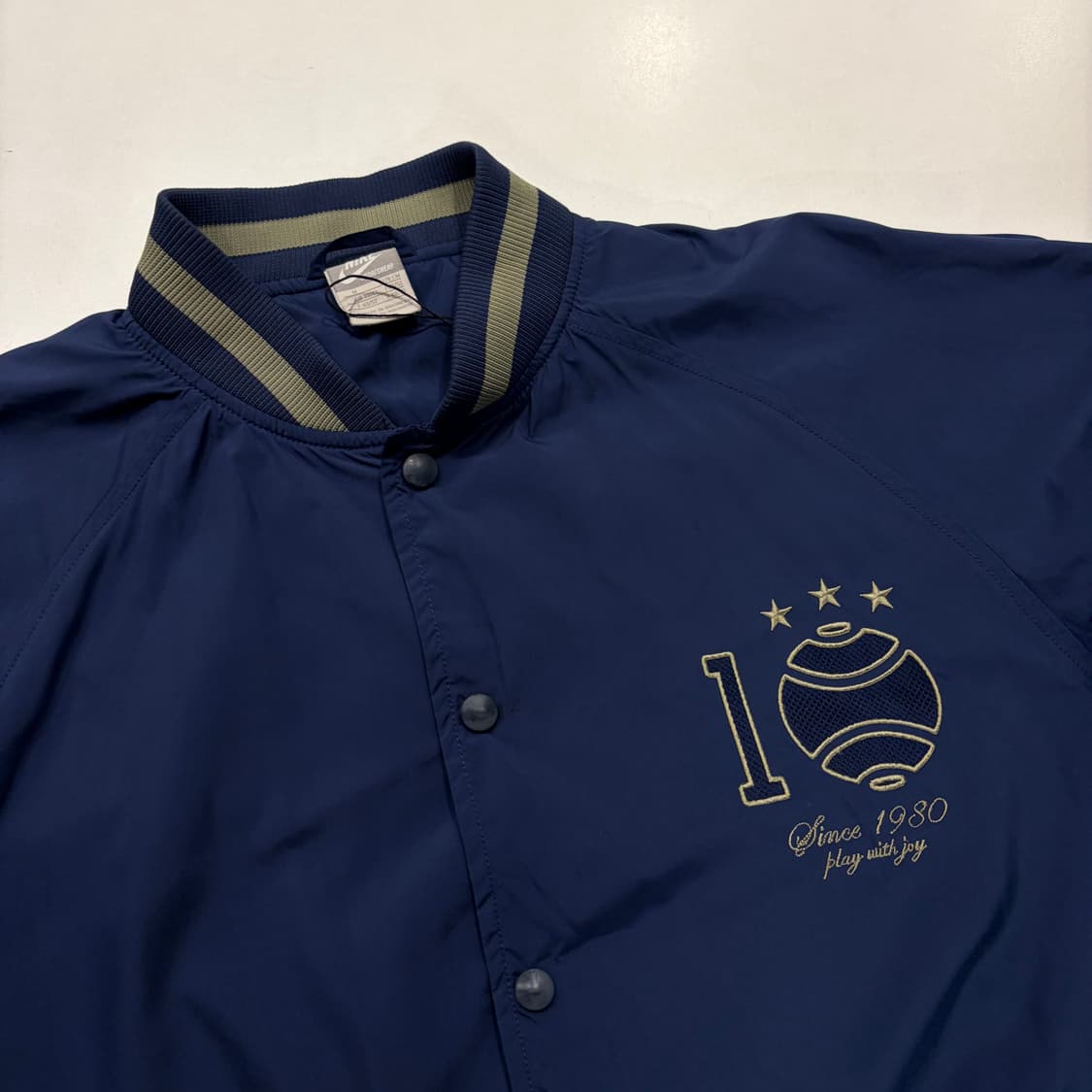 [M] 09s 나이키 네이비 나일론 스타디움 자켓 D709 상품이미지3