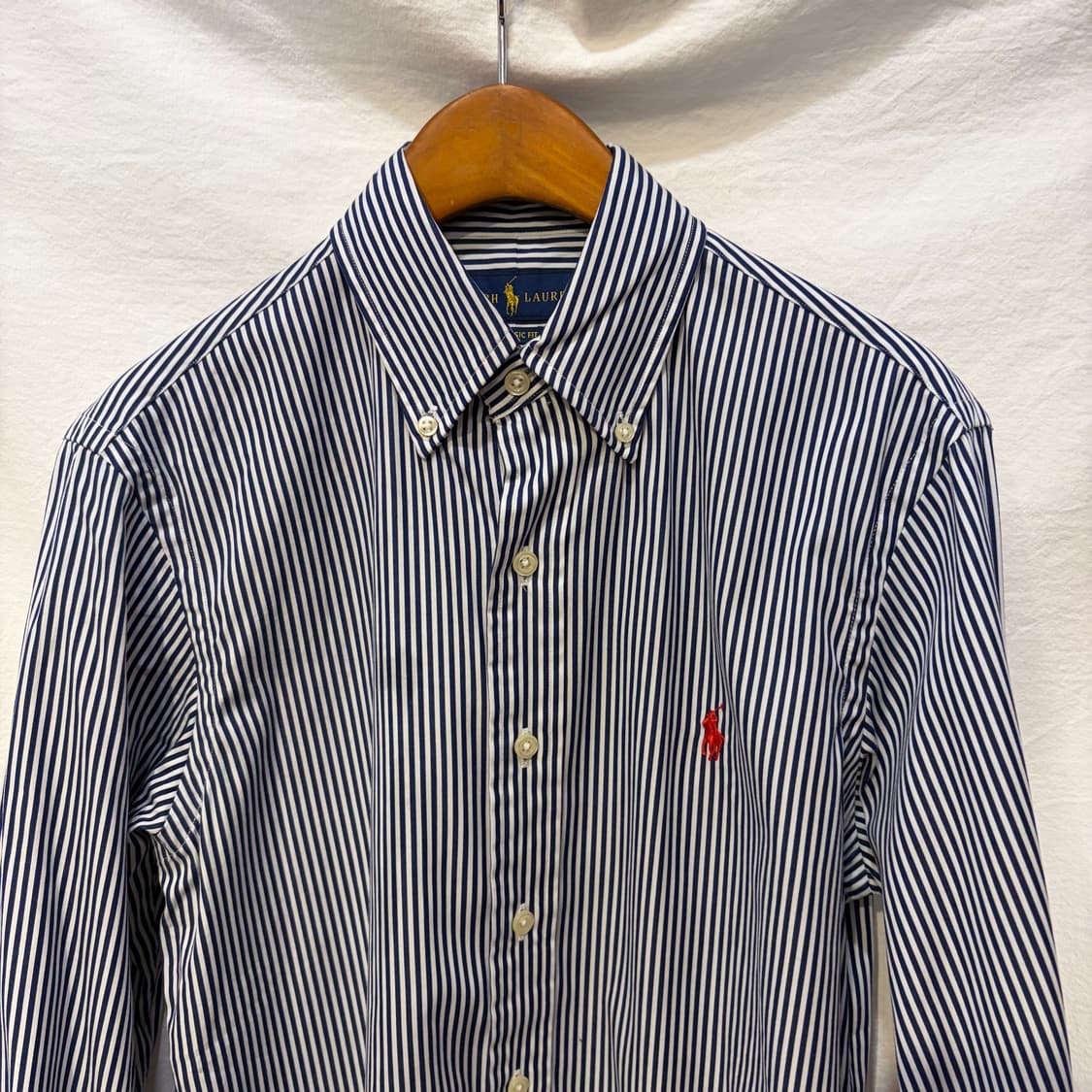 폴로 랄프로렌 스트라이프 셔츠 남방 큐알인증 상품이미지2