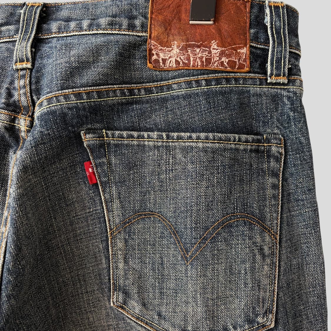 (34)리바이스 Capital E 로우라이즈 슬림부츠컷 데님 청바지 상품이미지8