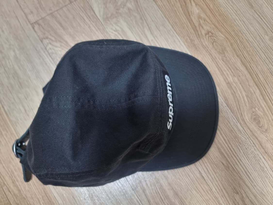 슈프림 캠프캡 블랙 상품이미지2