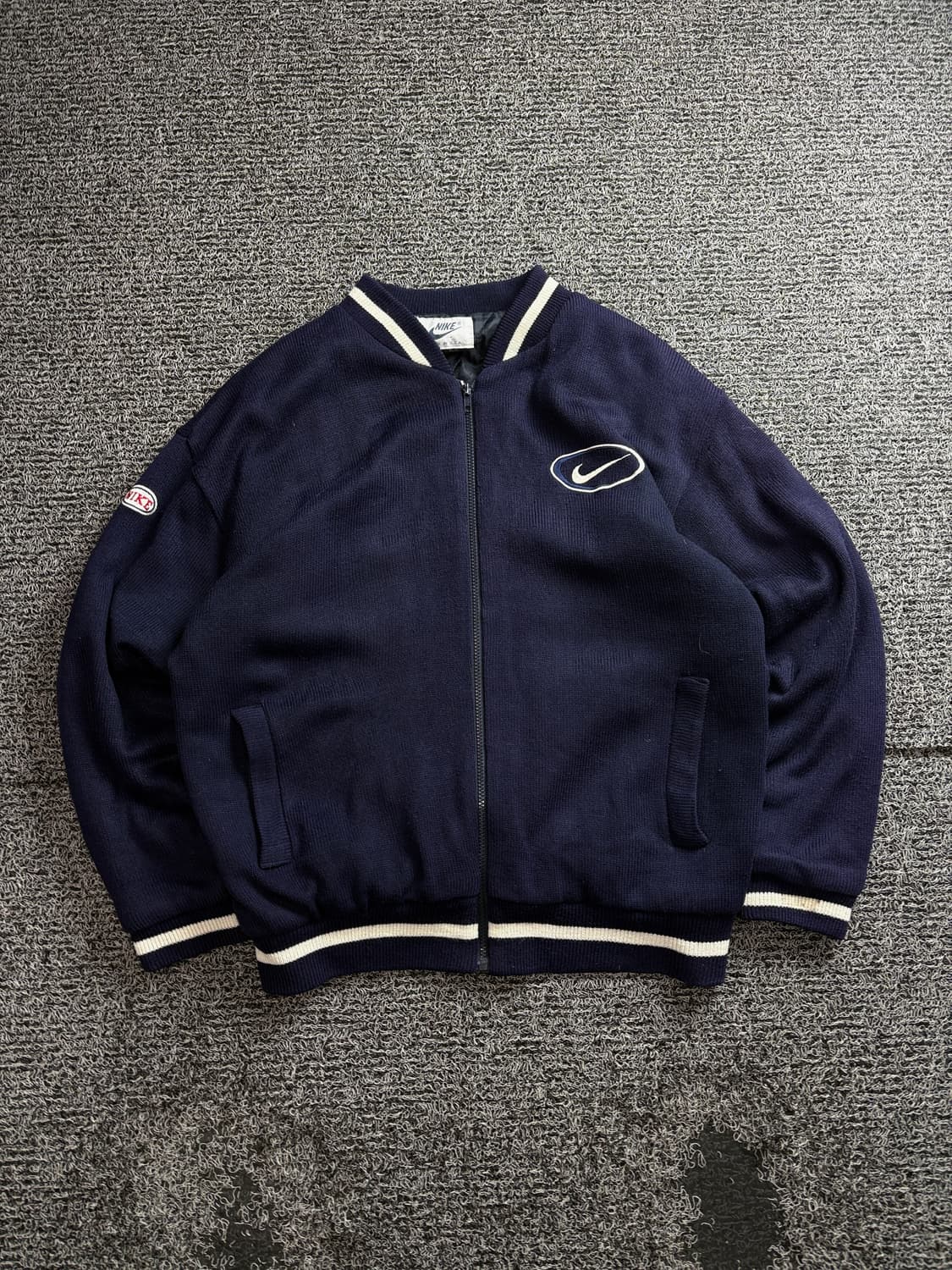 90s 나이키 빅로고 올드스쿨 바시티 자켓 3189 상품이미지2