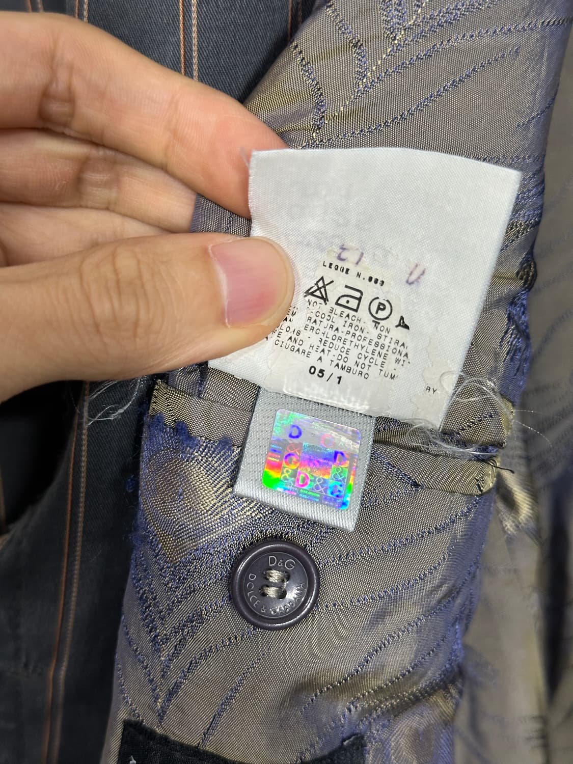 돌체앤가바나 빈티지 레어 블레이져자켓 상품이미지5