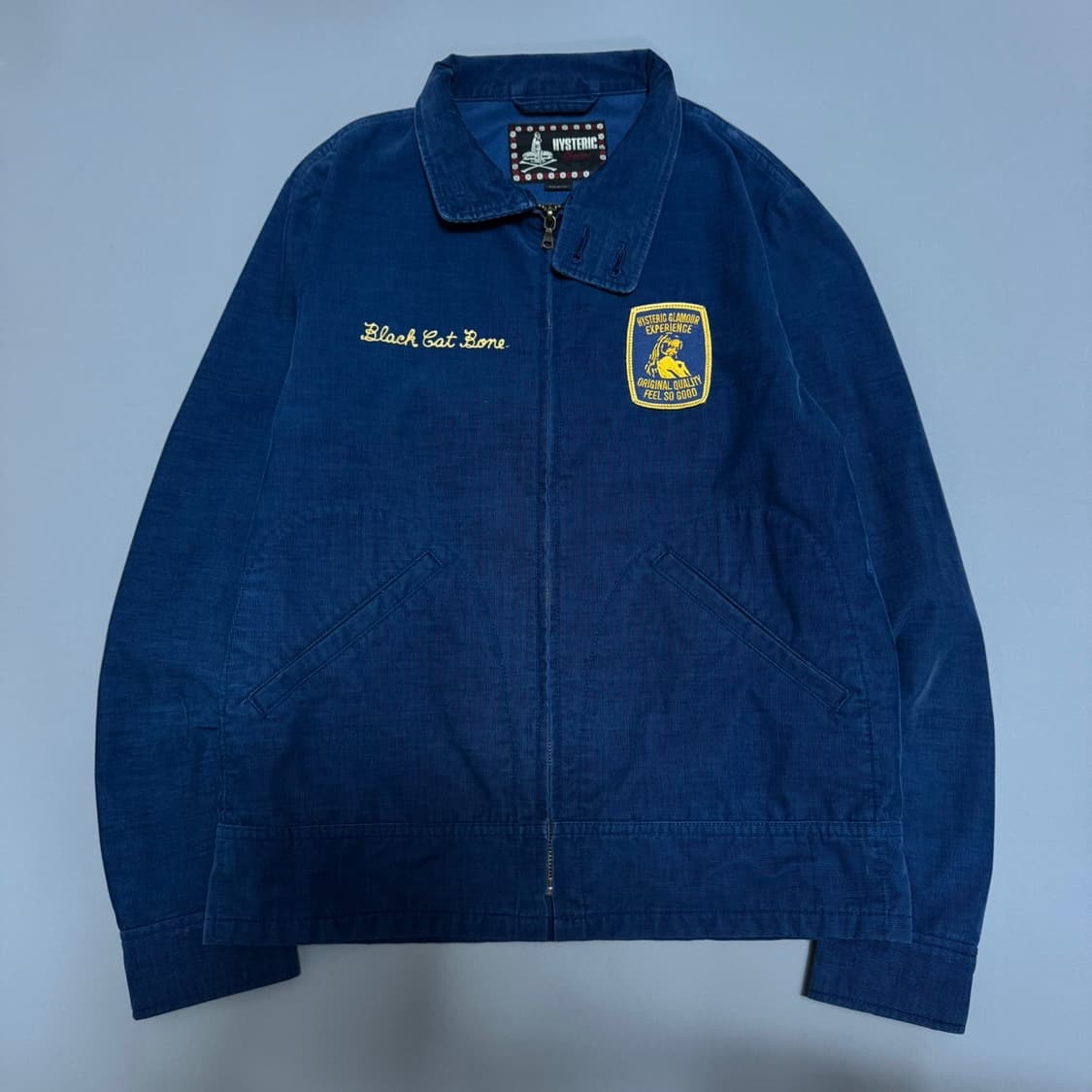 히스테릭글래머 네이비 히스테릭걸 패치로고 후면 자수 코듀로이 블루종자켓 상품이미지8