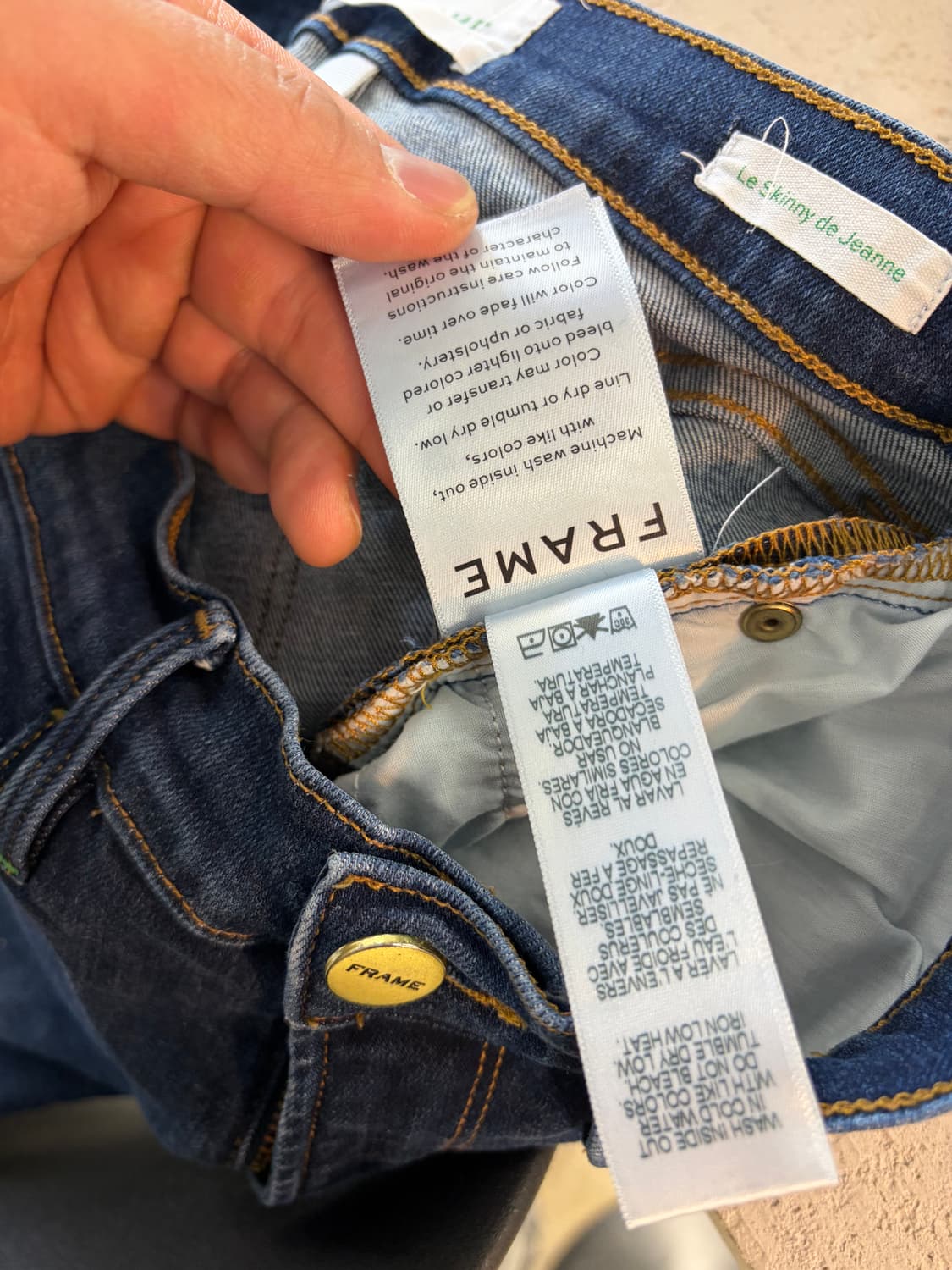 FRAME 진청 스키니진 24 상품이미지6