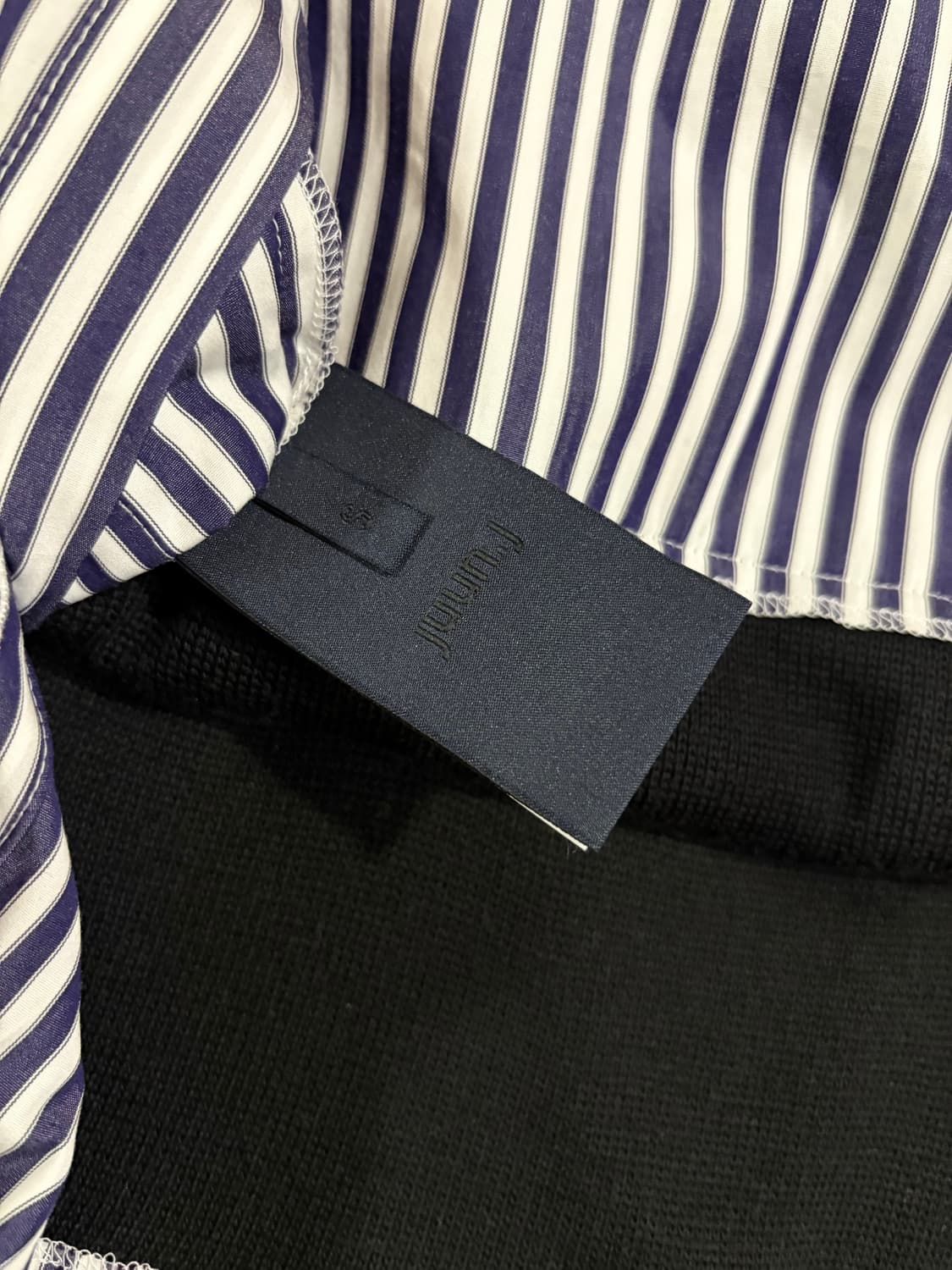 준지 레이어드 셔츠 니트 상품이미지3