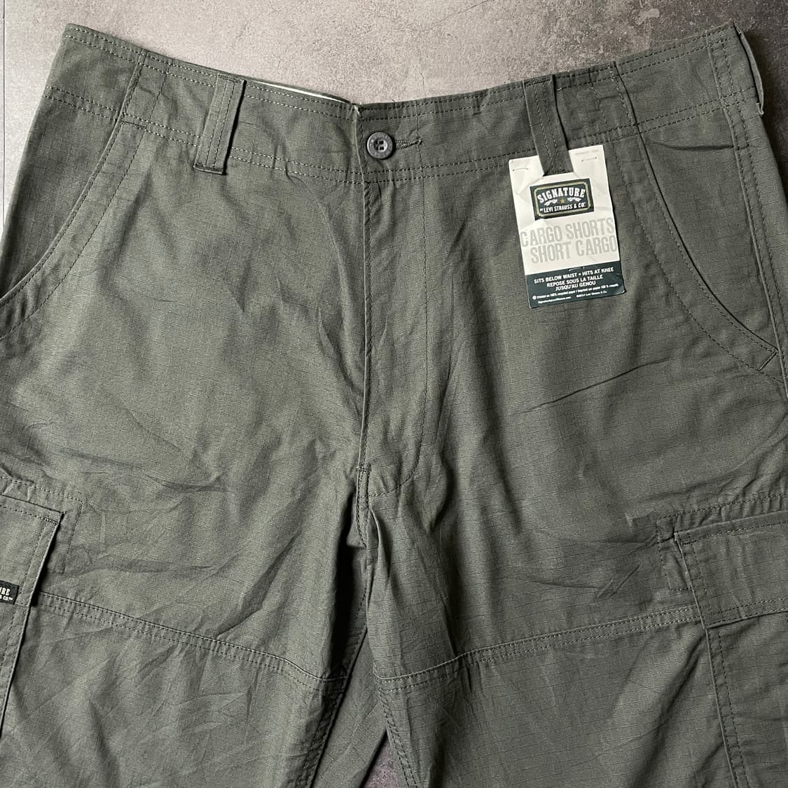 LEVI'S 데드스탁 리바이스 빈티지 카키 카고 하프 팬츠 A00747 상품이미지2