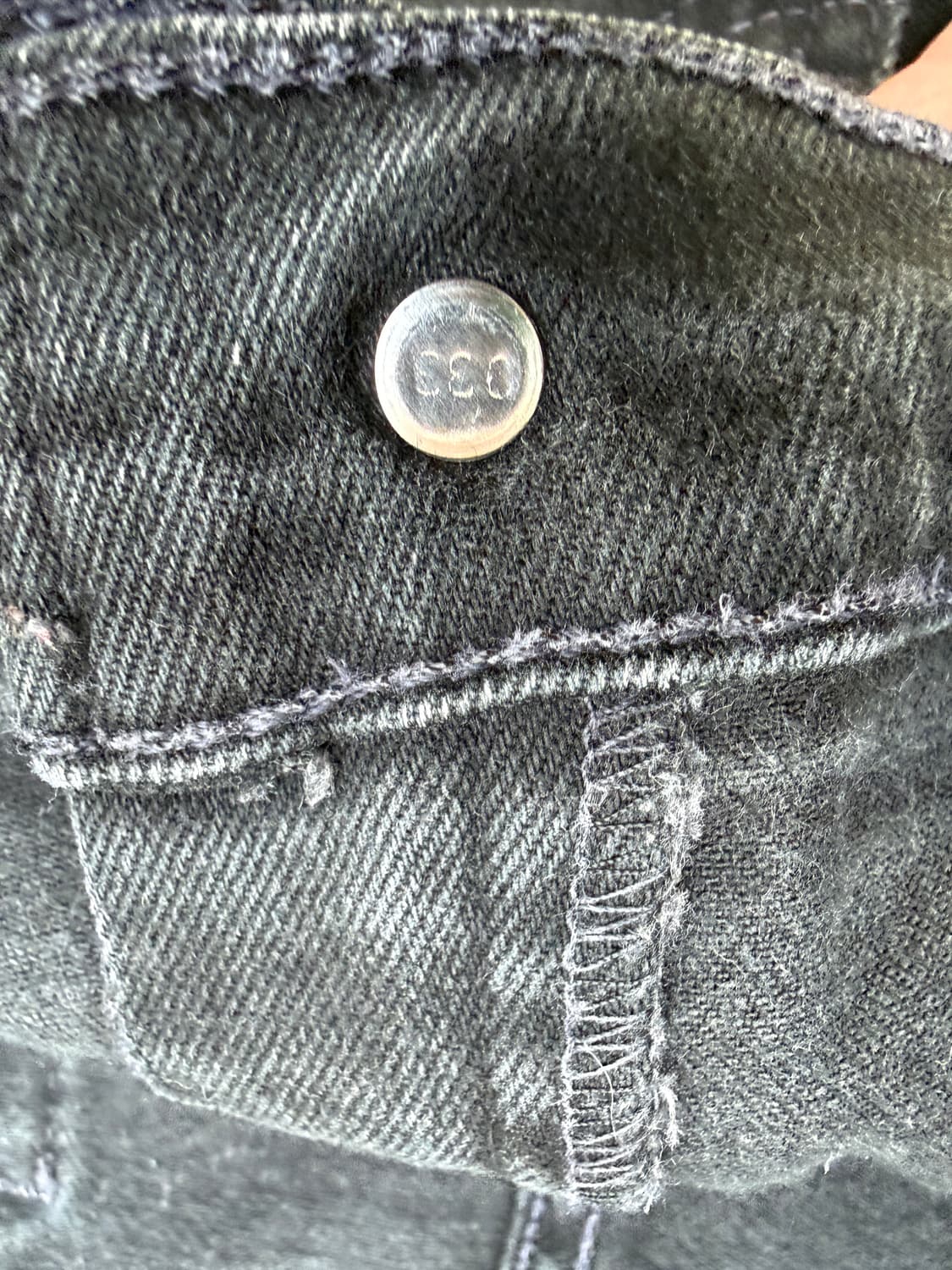 리바이스 512 흑청 36/32 지퍼플라이 상품이미지4