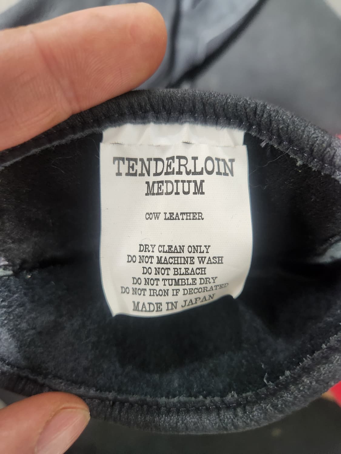 텐더로인 TENDERLOIN 누벅가죽장갑 상품이미지5