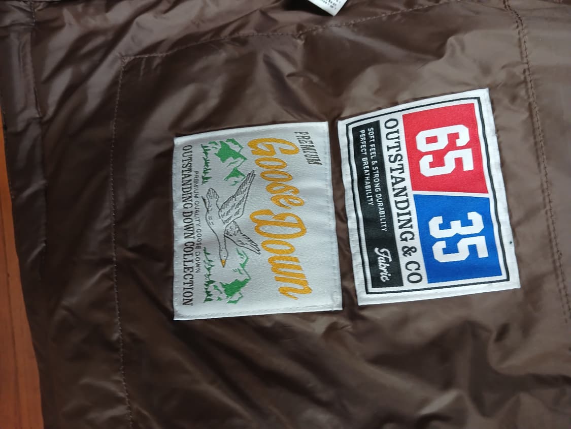 아웃스탠딩 2025 10주년 빈티지 카라코람 구스다운 패딩 점퍼 L 상품이미지4