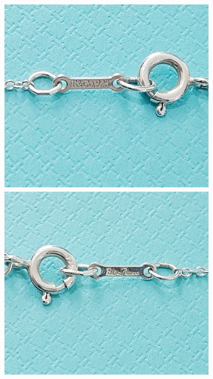 [다이아버전] 티파니앤코 러빙하트 실버 목걸이 미사용급 풀세트 [정품] 상품이미지3