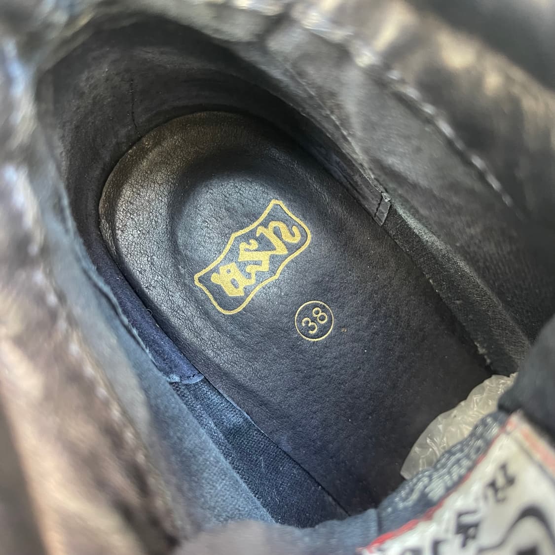 [38] ASH 네이비 스웨이드 웨지힐 스니커즈 (245) 상품이미지7