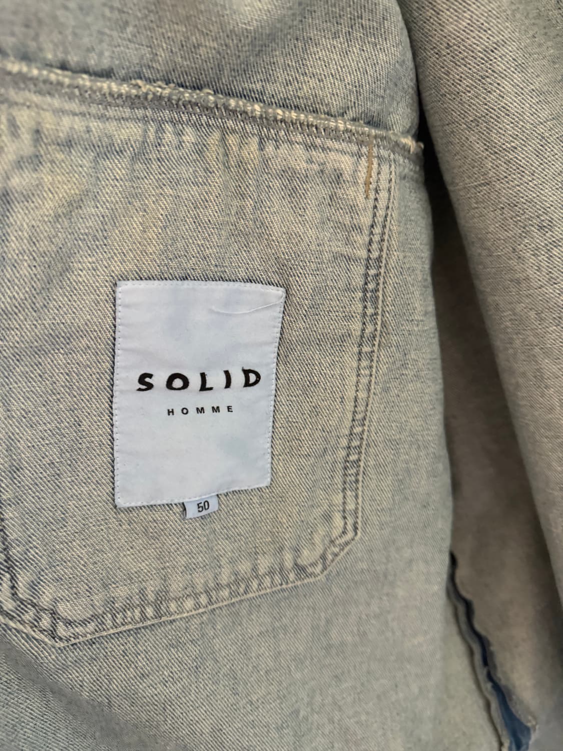 솔리드옴므 데님 셔츠 상품이미지3