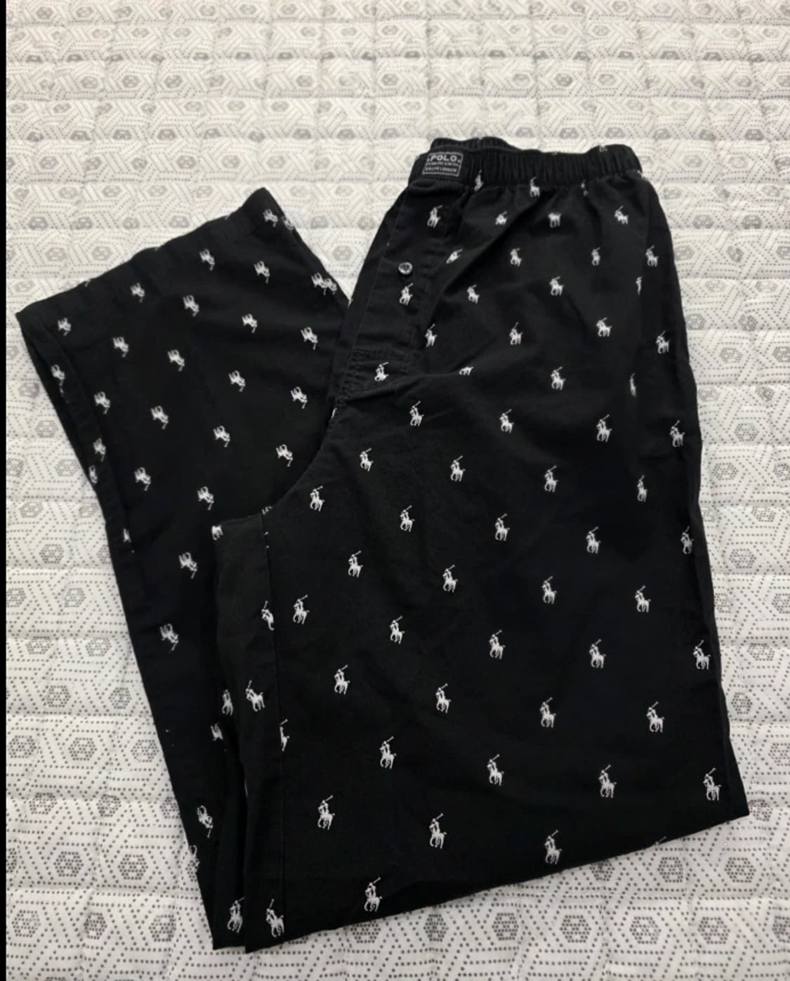 폴로 블랙 츄리닝 바지 32~34 상품이미지3