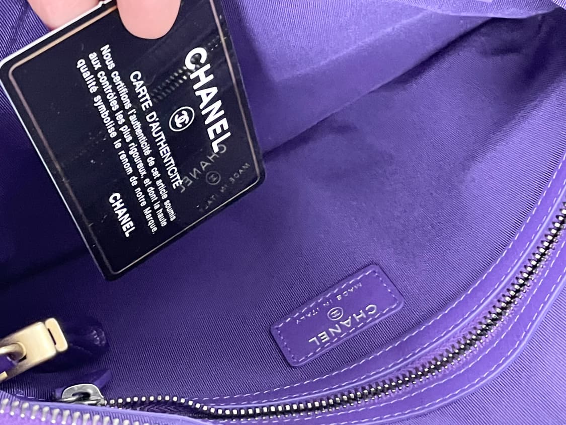 샤넬 CC 가브리엘 클러치 쉐브론 램스킨 상품이미지9