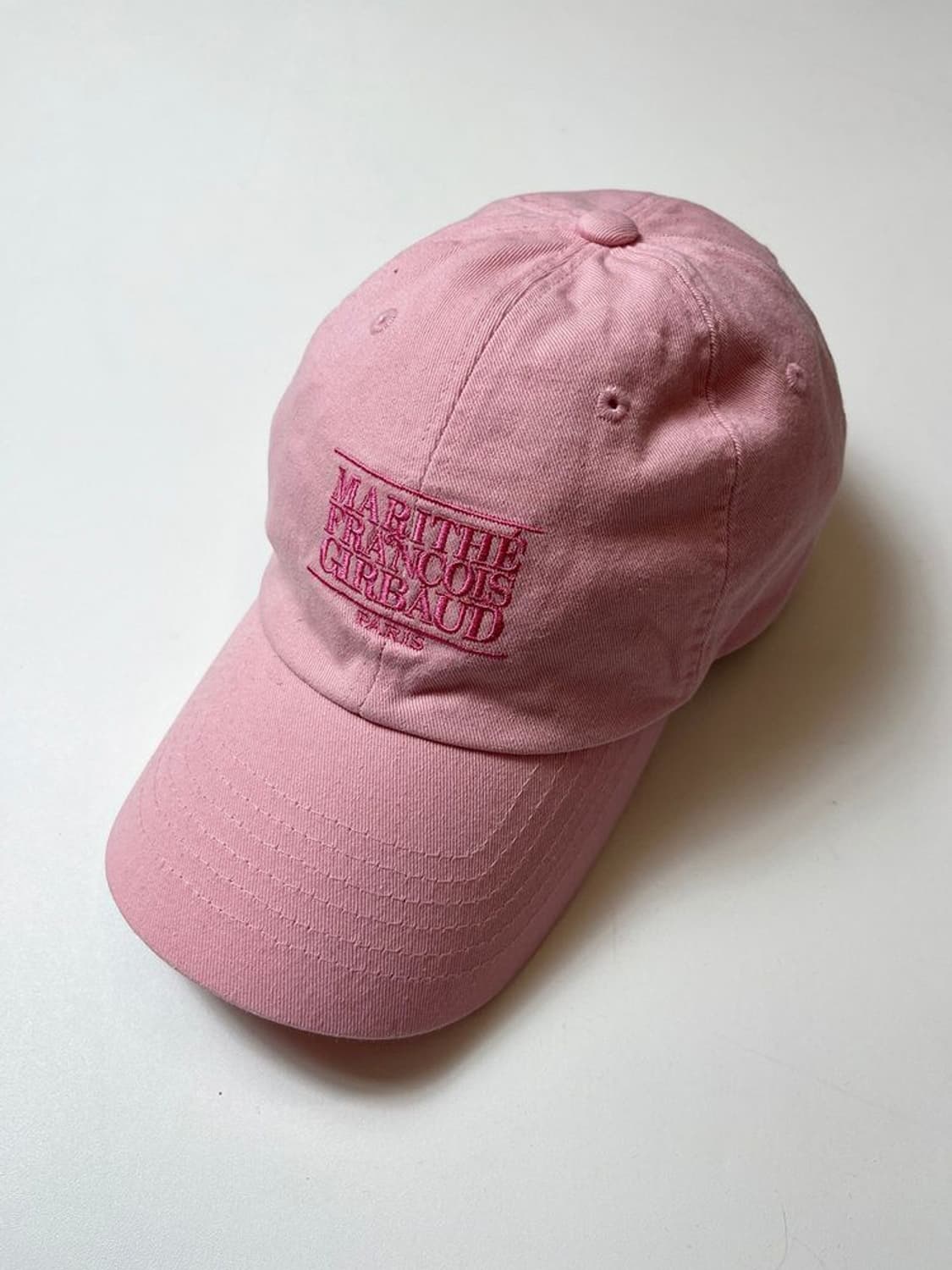 마리떼프랑소와저버 핑크 로고 시그니처 볼캡 Q1371 상품이미지1