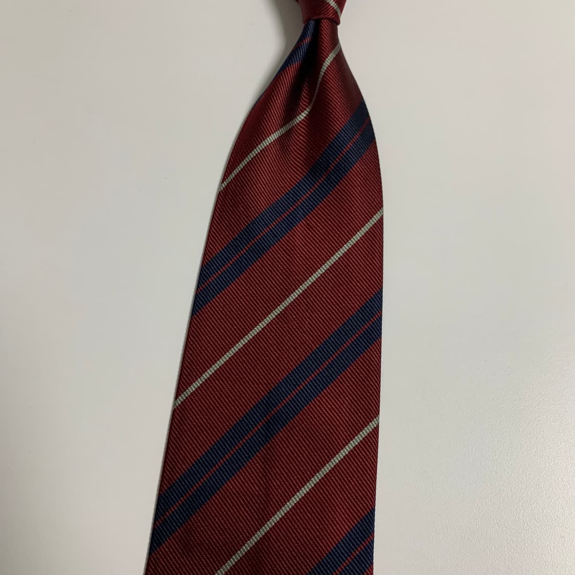 버버리(BURBERRY) 스트라이프 명품 100실크넥타이 8.9cm 상품이미지9