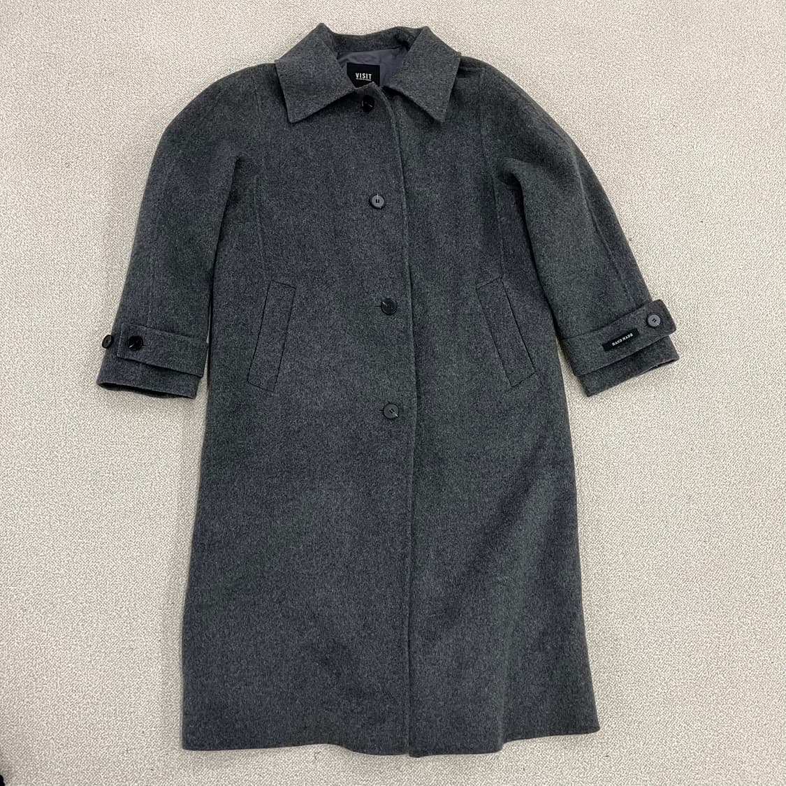 55 비지트인뉴욕 구스다운 캐시미어 코트 0213M 상품이미지1