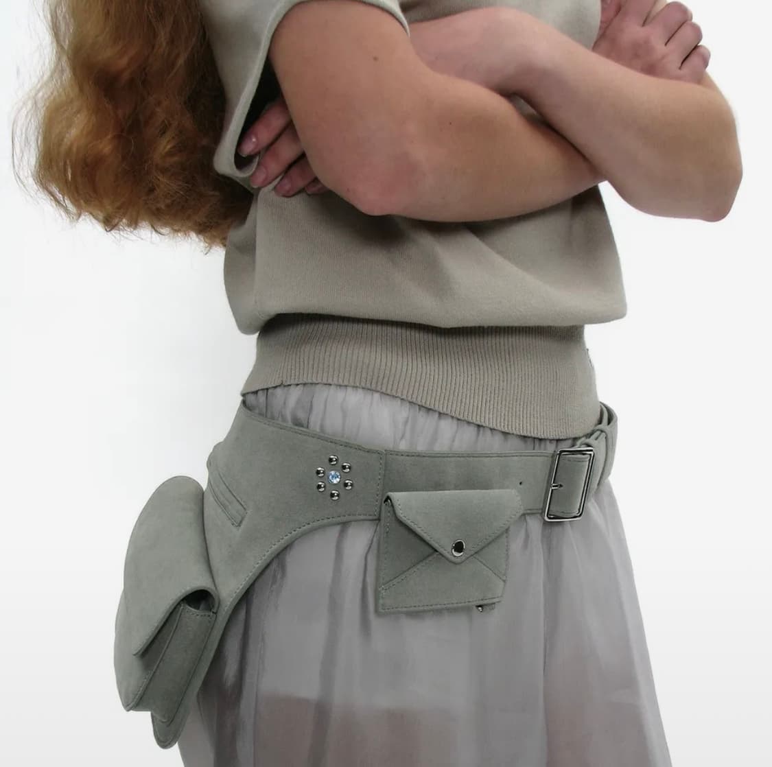 Partimento women 레이어드 홀스터 포켓 벨트 상품이미지1