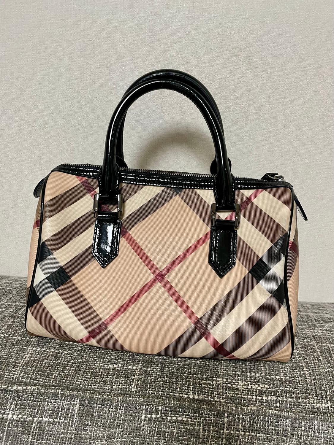 버버리 노바체크 미니 보스턴백 정품 상품이미지2