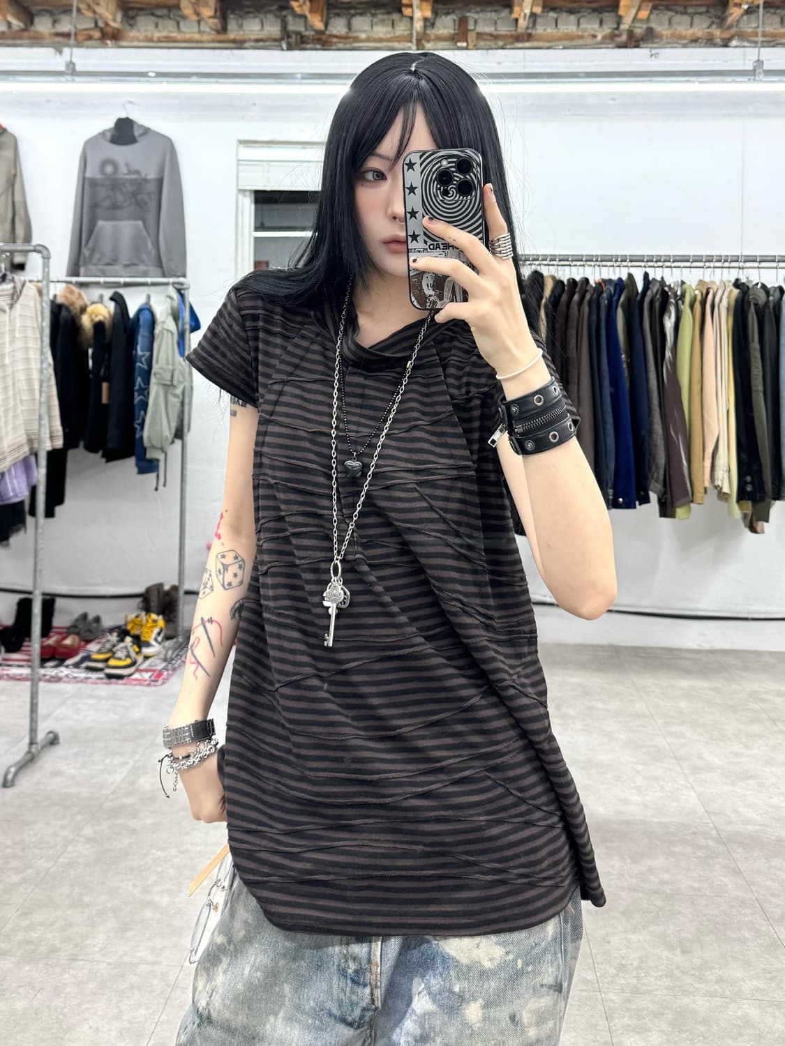 Core Elegance 컷라인 탑 상품이미지1