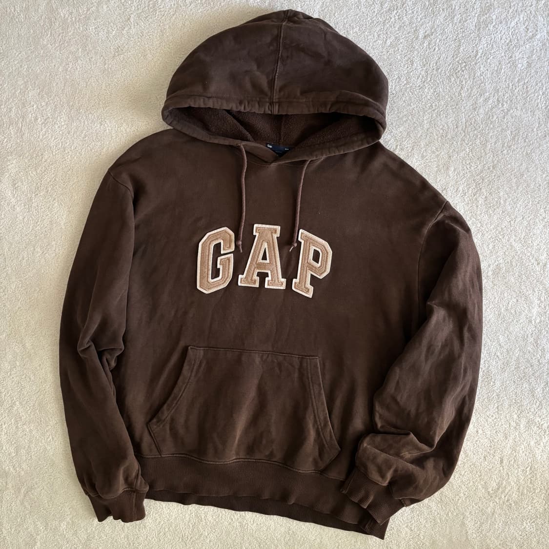 갭 GAP 대장 핀터깔 아방핏 빅로고 후드티 상품이미지1