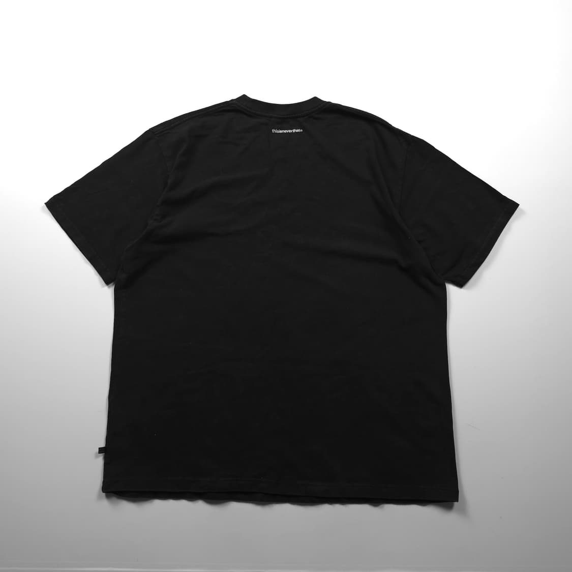디스이즈네버댓 빅로고 박시핏 블랙 티셔츠 (XL) 상품이미지2