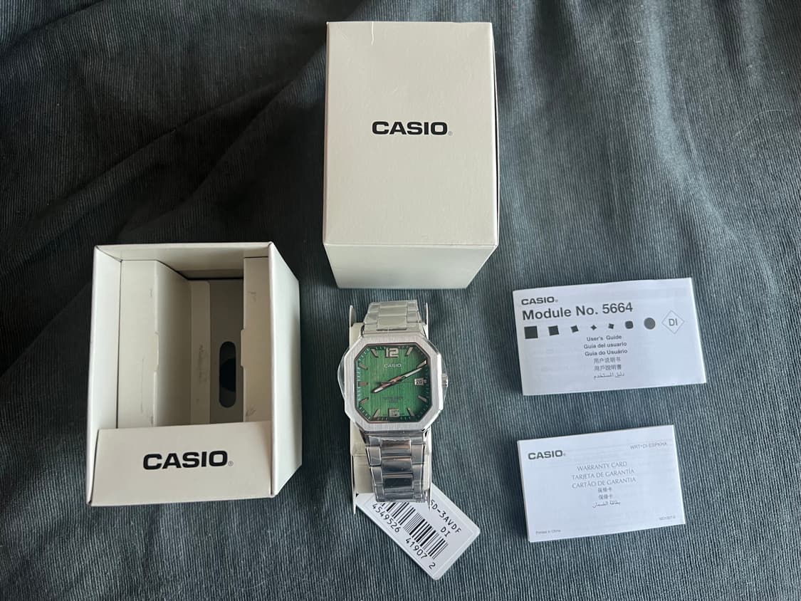 정품 새상품 카시오 파텍필립 맛 MTP-B195D-3AV 상품이미지5