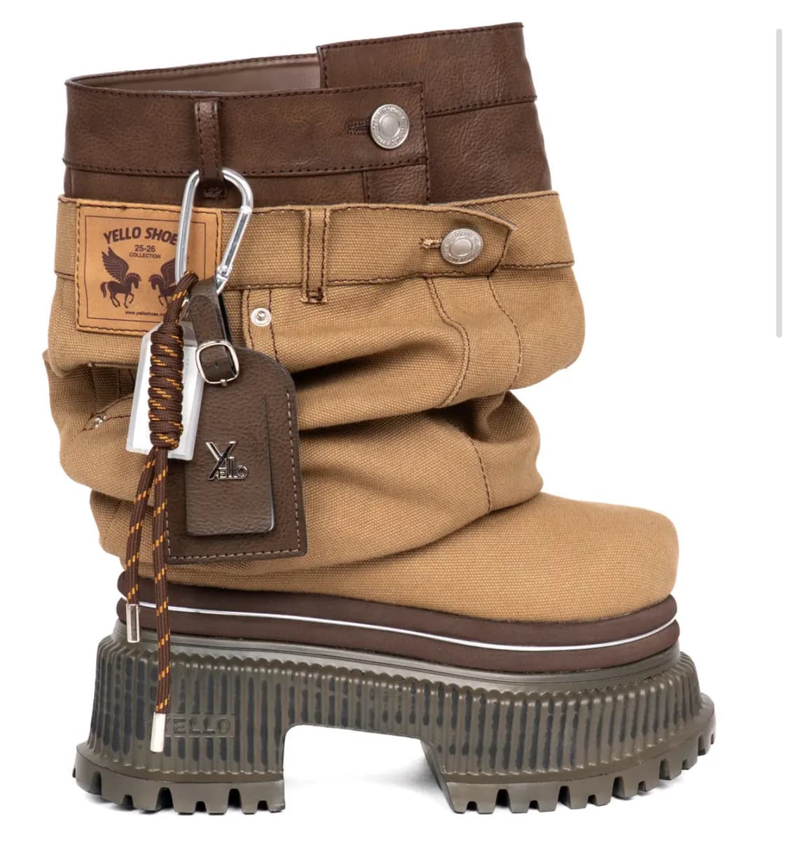 Yello shoes 플랫폼 숏 부츠 상품이미지2