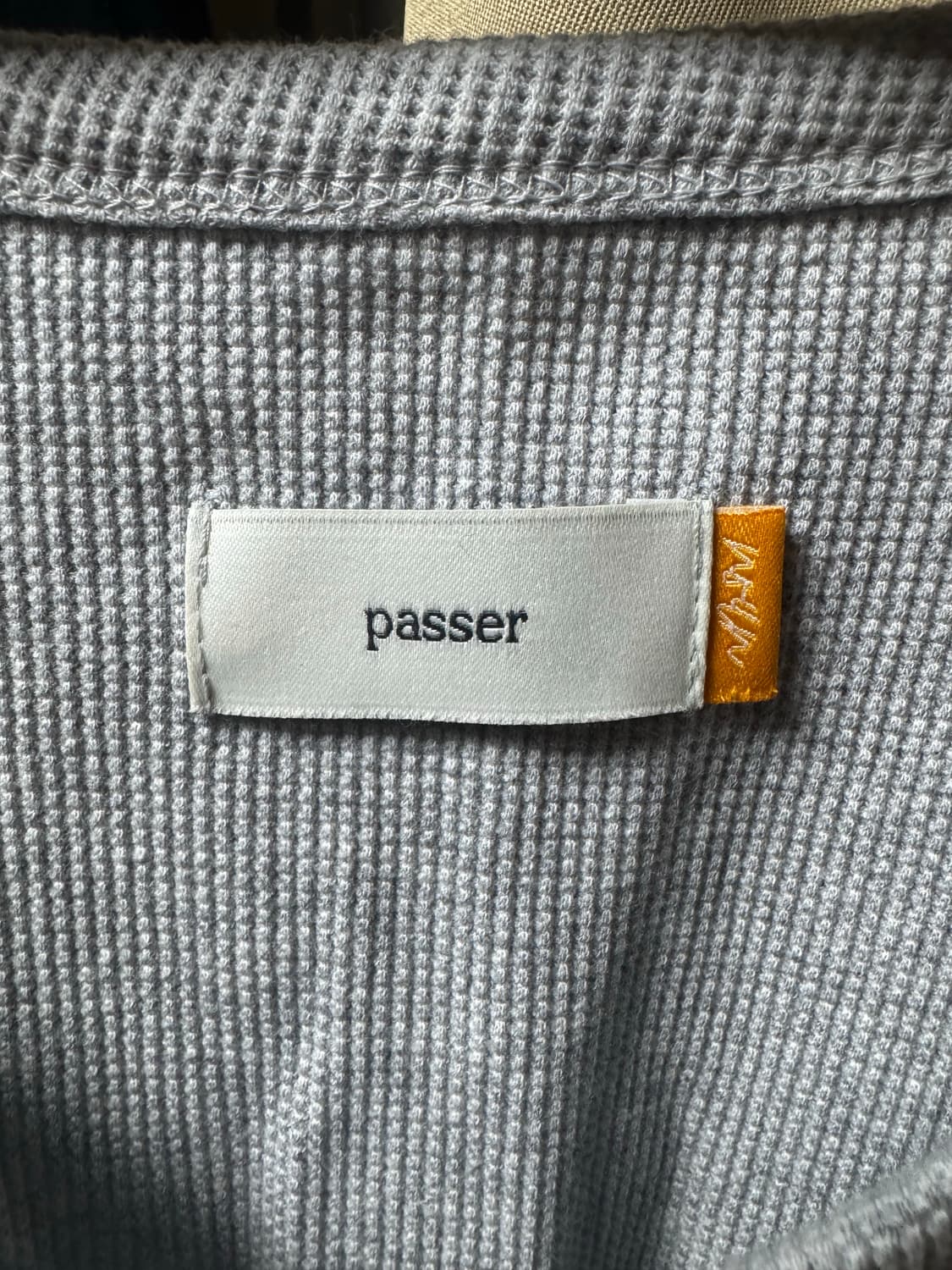 파세르 헨리넥 와플 롱슬리브 상품이미지4