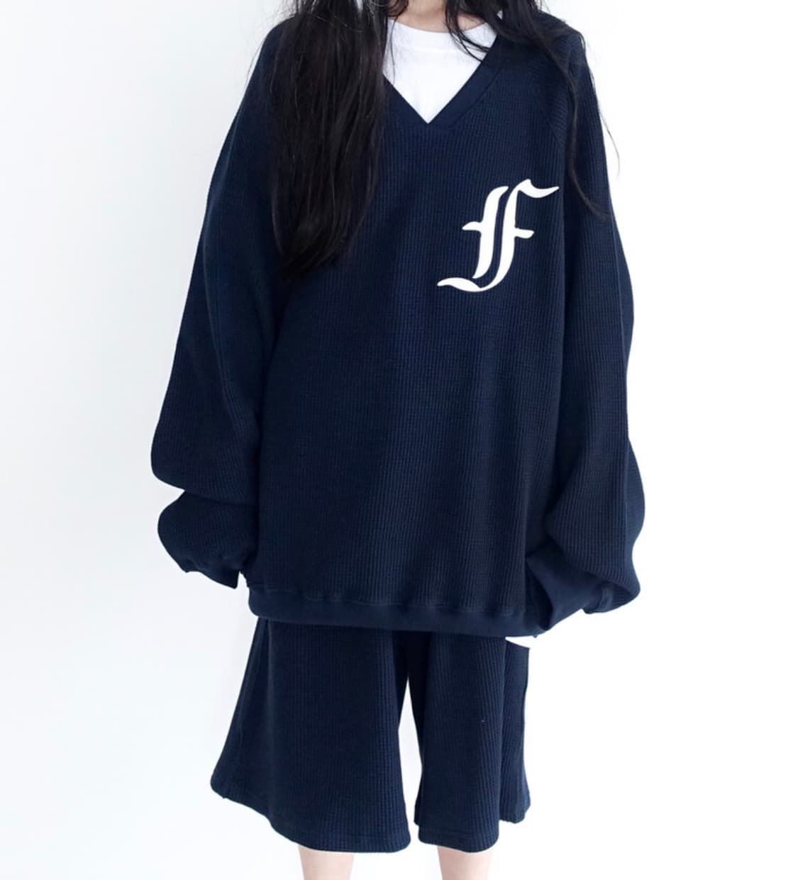 샵페어리 와플맨투맨 상품이미지1