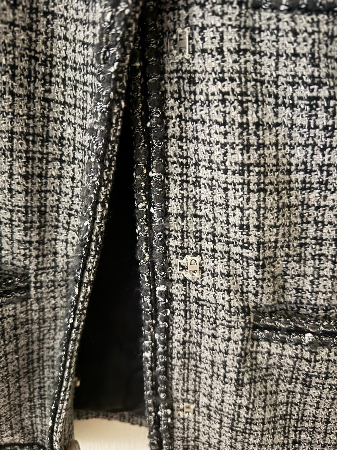 엘무드 트위드 자켓 36 상품이미지5