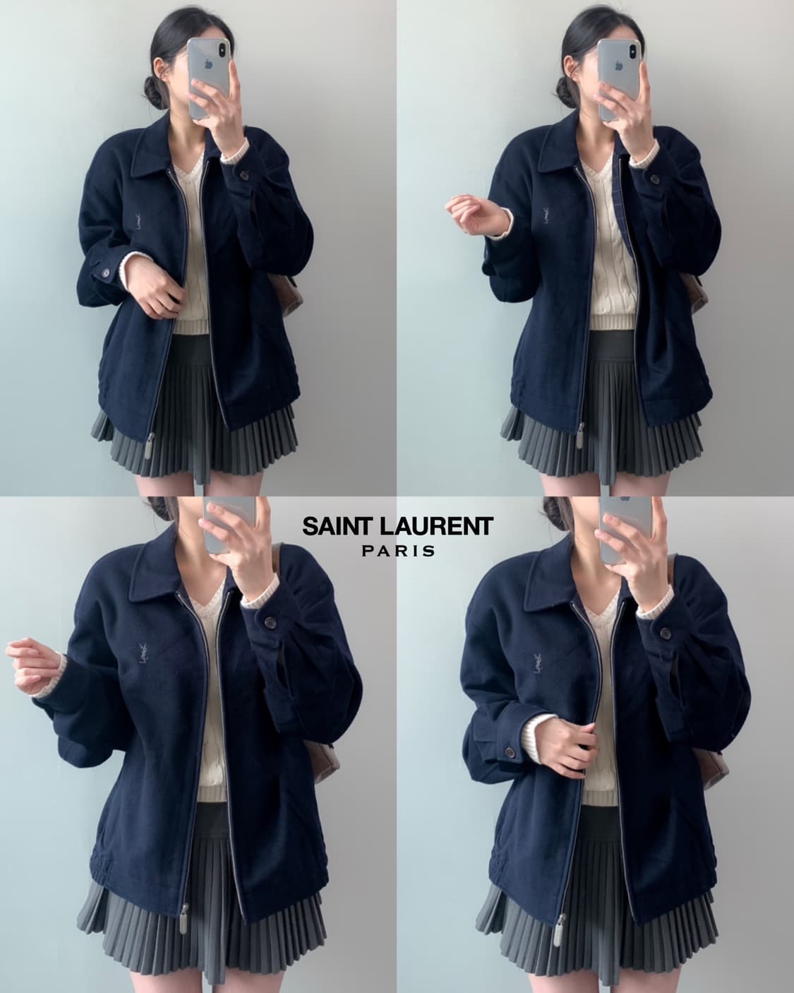 입생로랑 울 자켓 상품이미지1