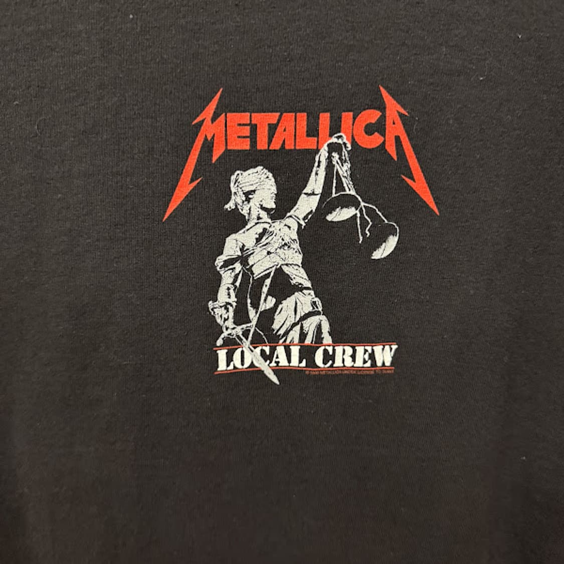 2000년 빈티지 메탈리카 Local Crew 티셔츠 상품이미지3