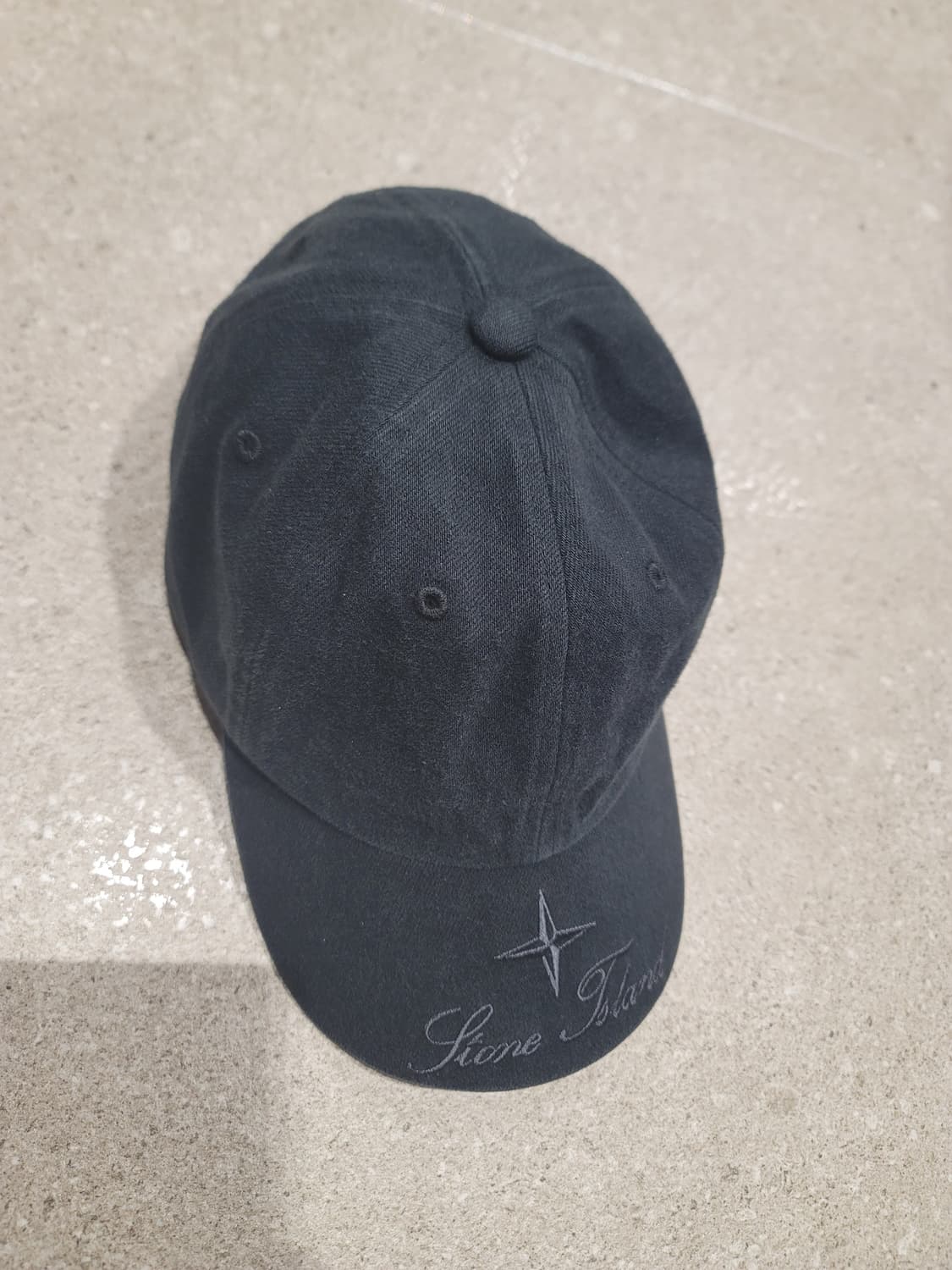 슈프림 x 스톤 아일랜드 데님 6-패널 캡 블랙 - 23FW 상품이미지3