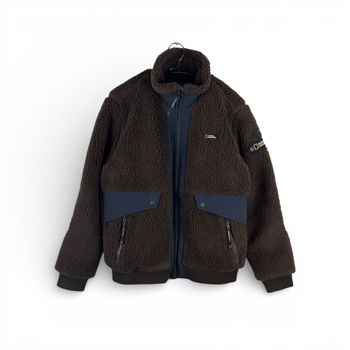 (S) 내셔널지오그래픽 양털 플리스 자켓 브라운 상품이미지1