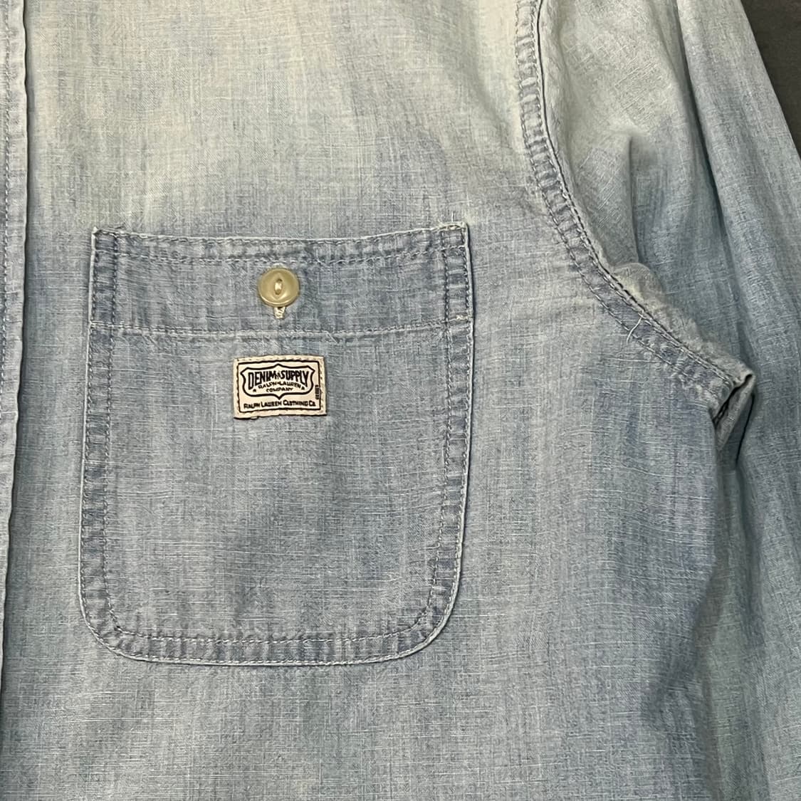  데님앤서플라이 워싱 데님 셔츠 y14469 상품이미지4
