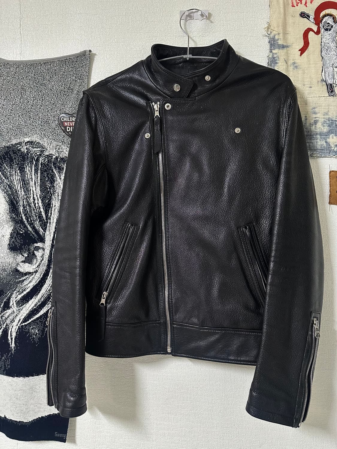 ti for men 고트스킨 레더자켓 상품이미지4