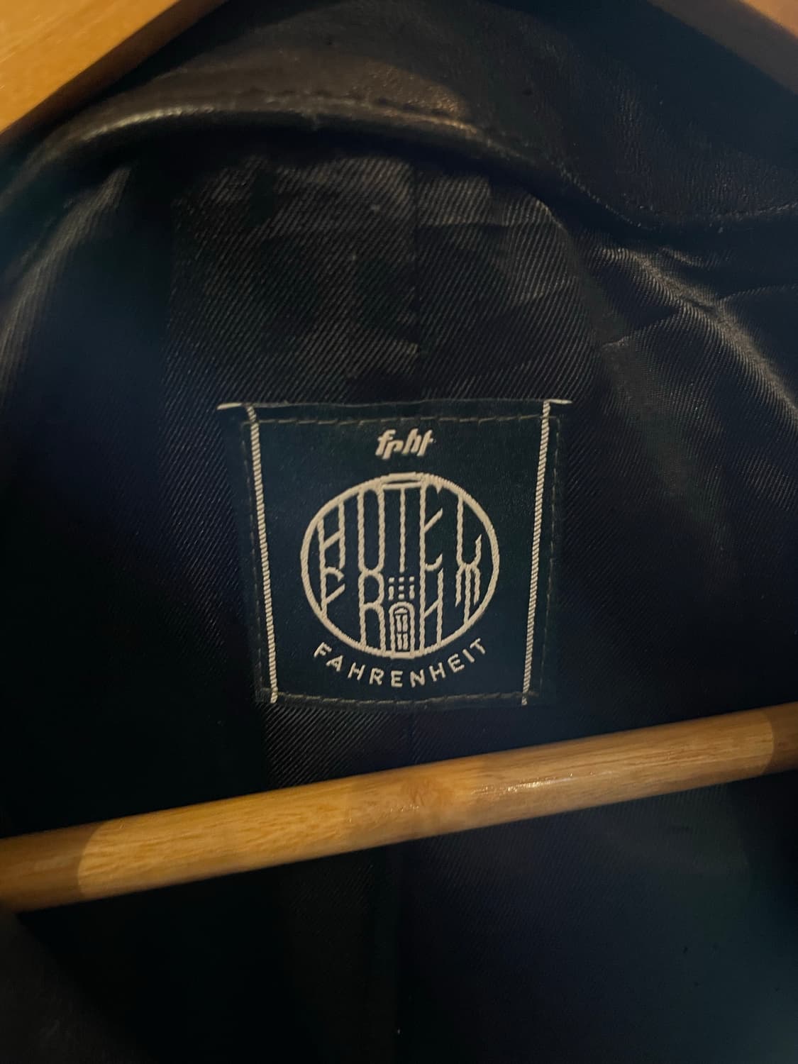 Fahrenheit 양가죽 바이커 자켓 블랙 상품이미지6