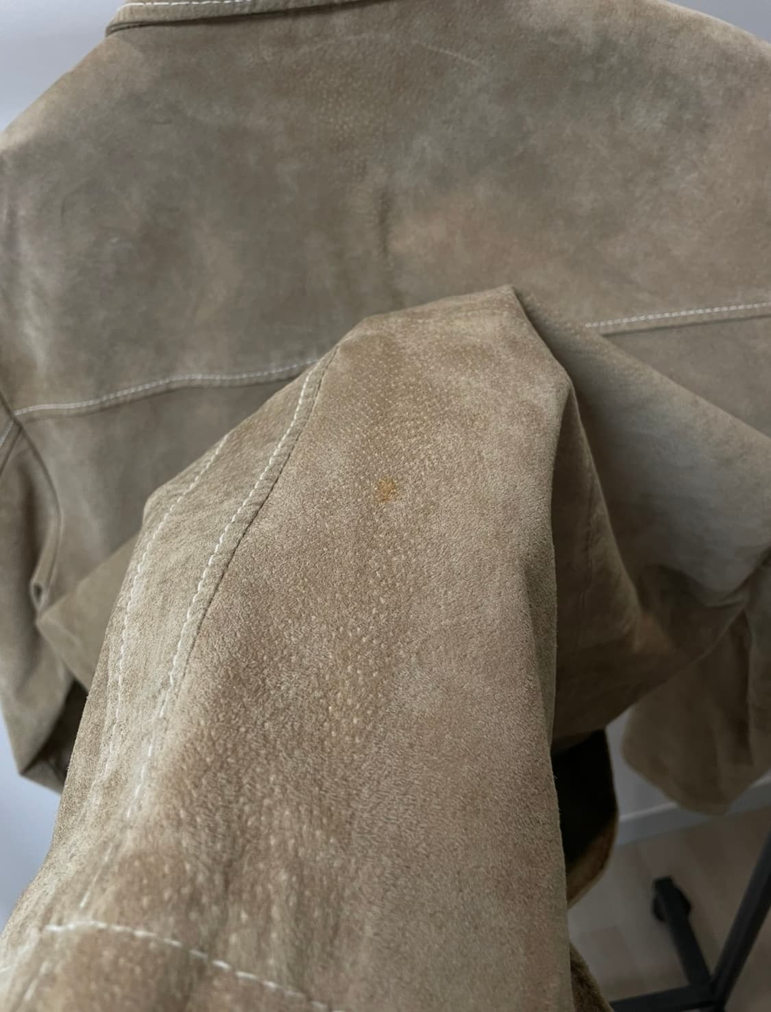 (M) 윌슨 레더 레더 스웨이드 트러커 자켓 상품이미지10