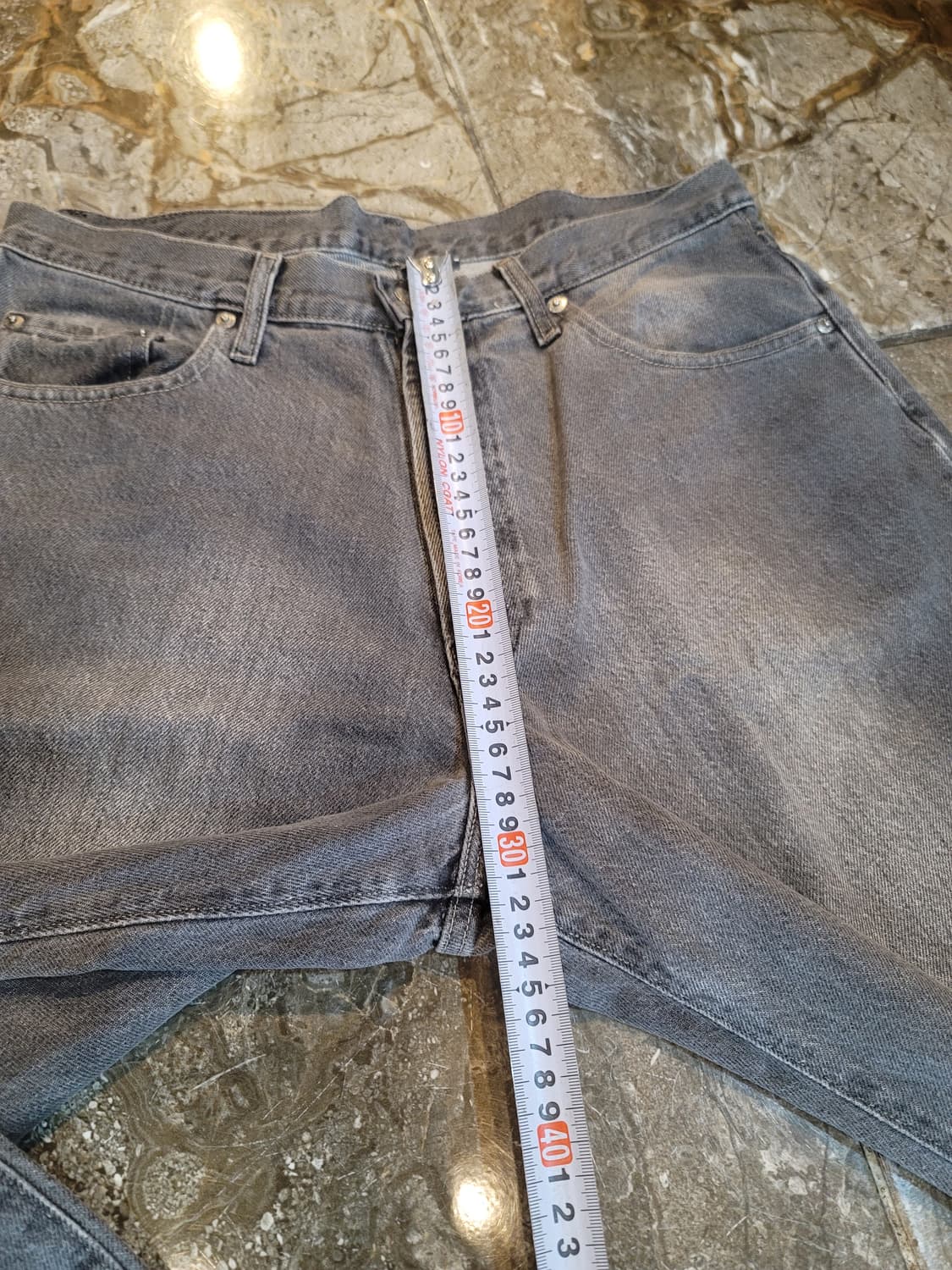 더블알엘 흑청(다크그레이) 레어 데님팬츠  상품이미지7