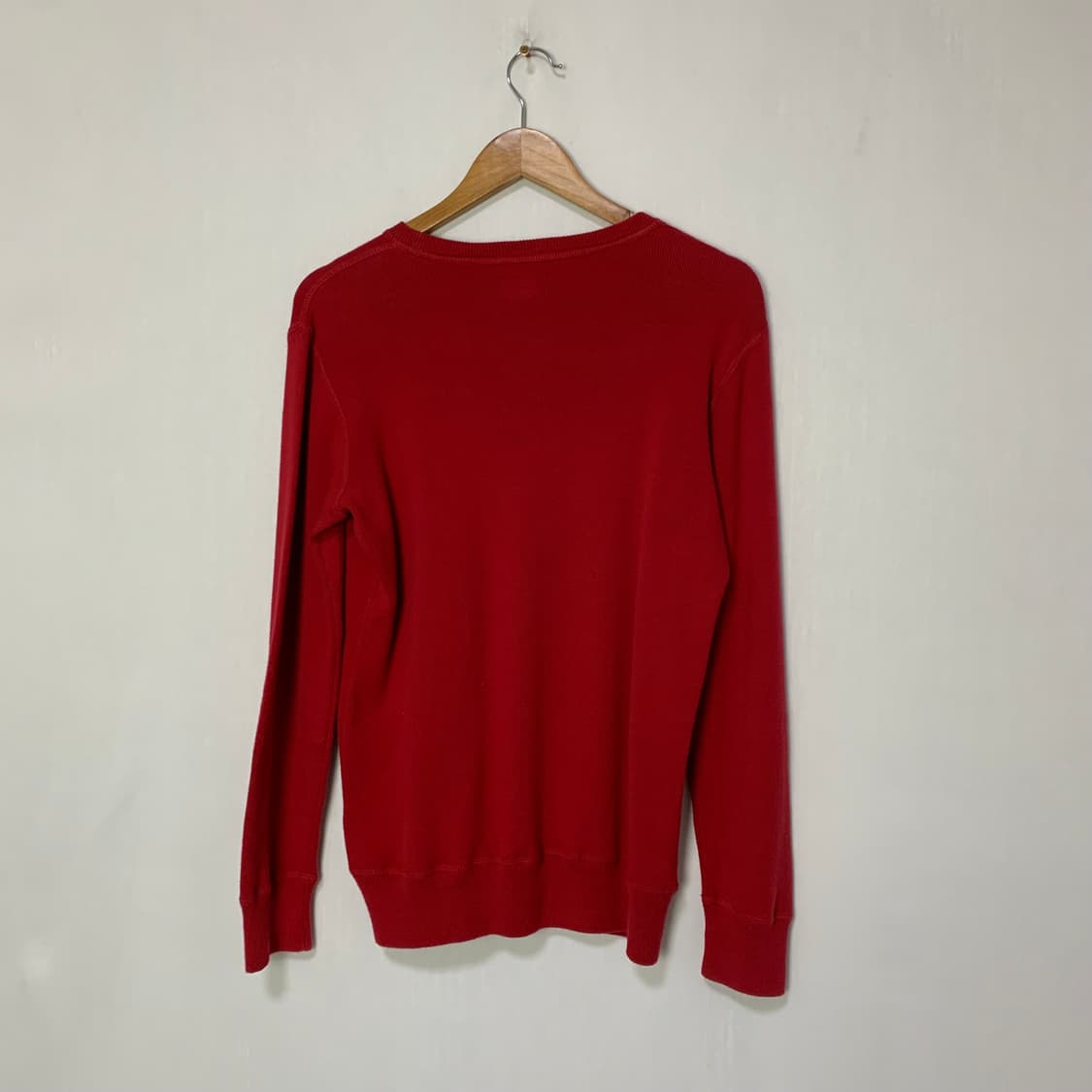 폴로 랄프로렌 빈티지 긴팔 니트 맨투맨 레드 XL 여성 남성 M-L 상품이미지2
