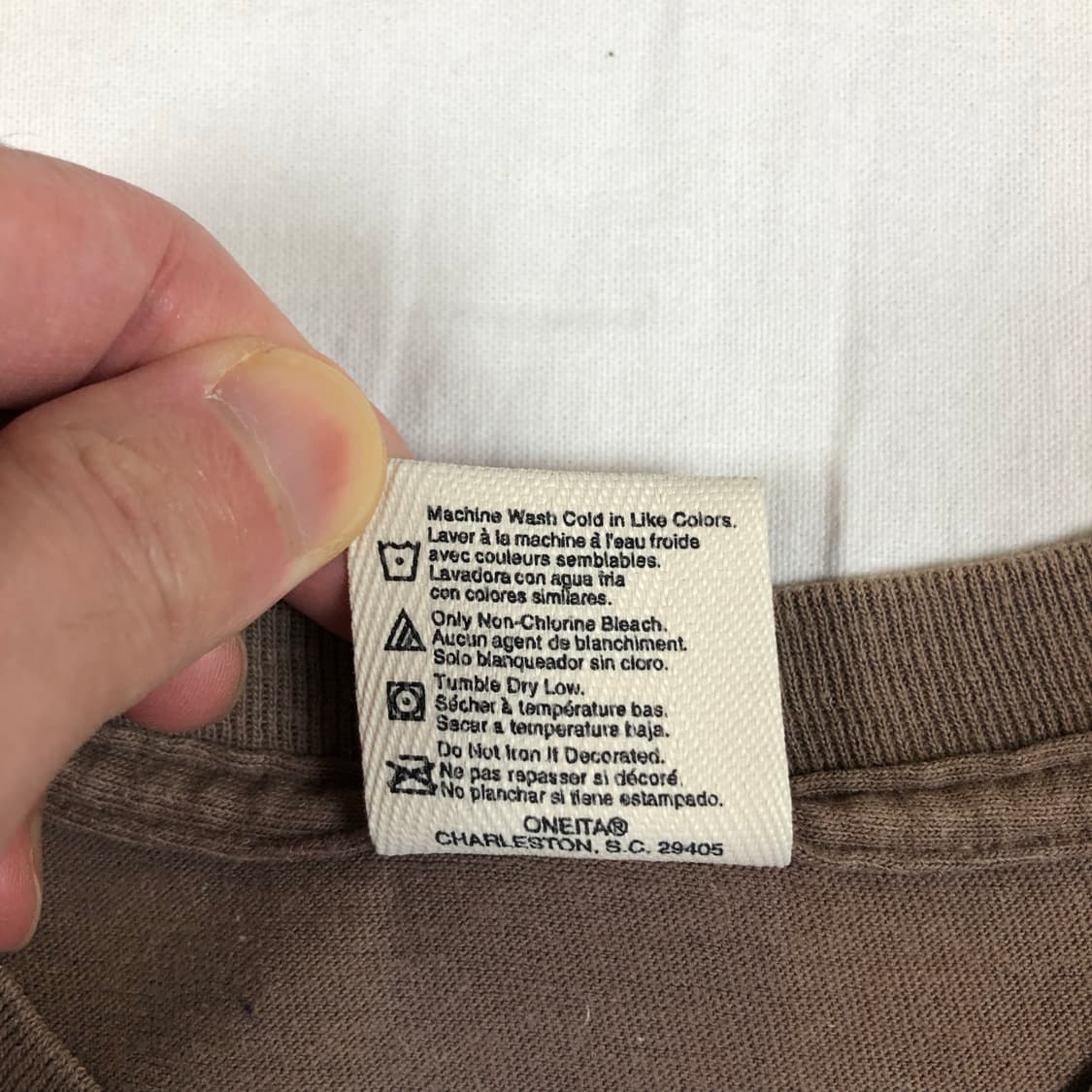 90s 풋 foot 프린트 반팔티셔츠 상품이미지7