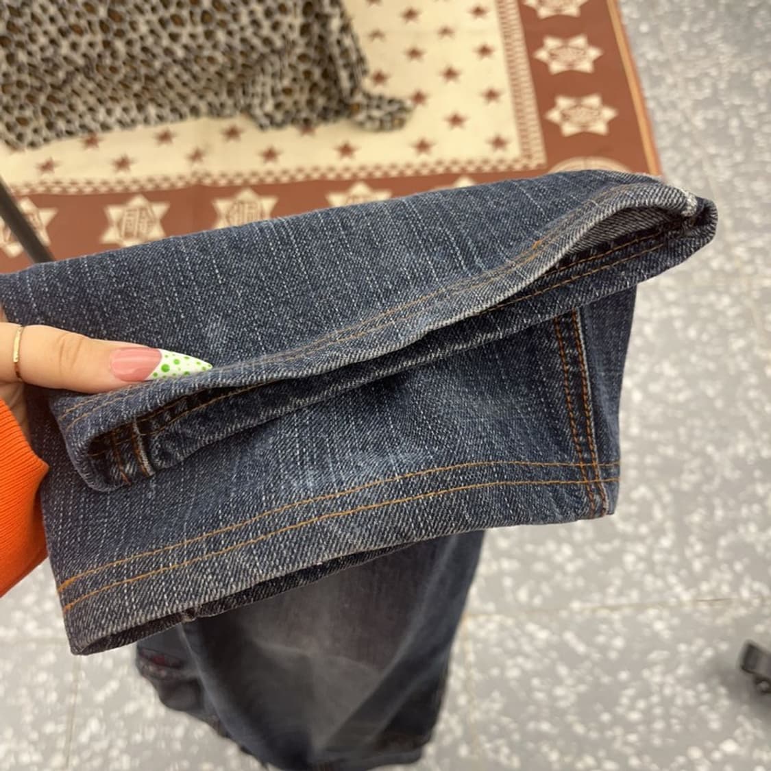 루츠 캐나다 트리플 패치 스트릿 키치 워싱 데님 팬츠 78 C08912 상품이미지8