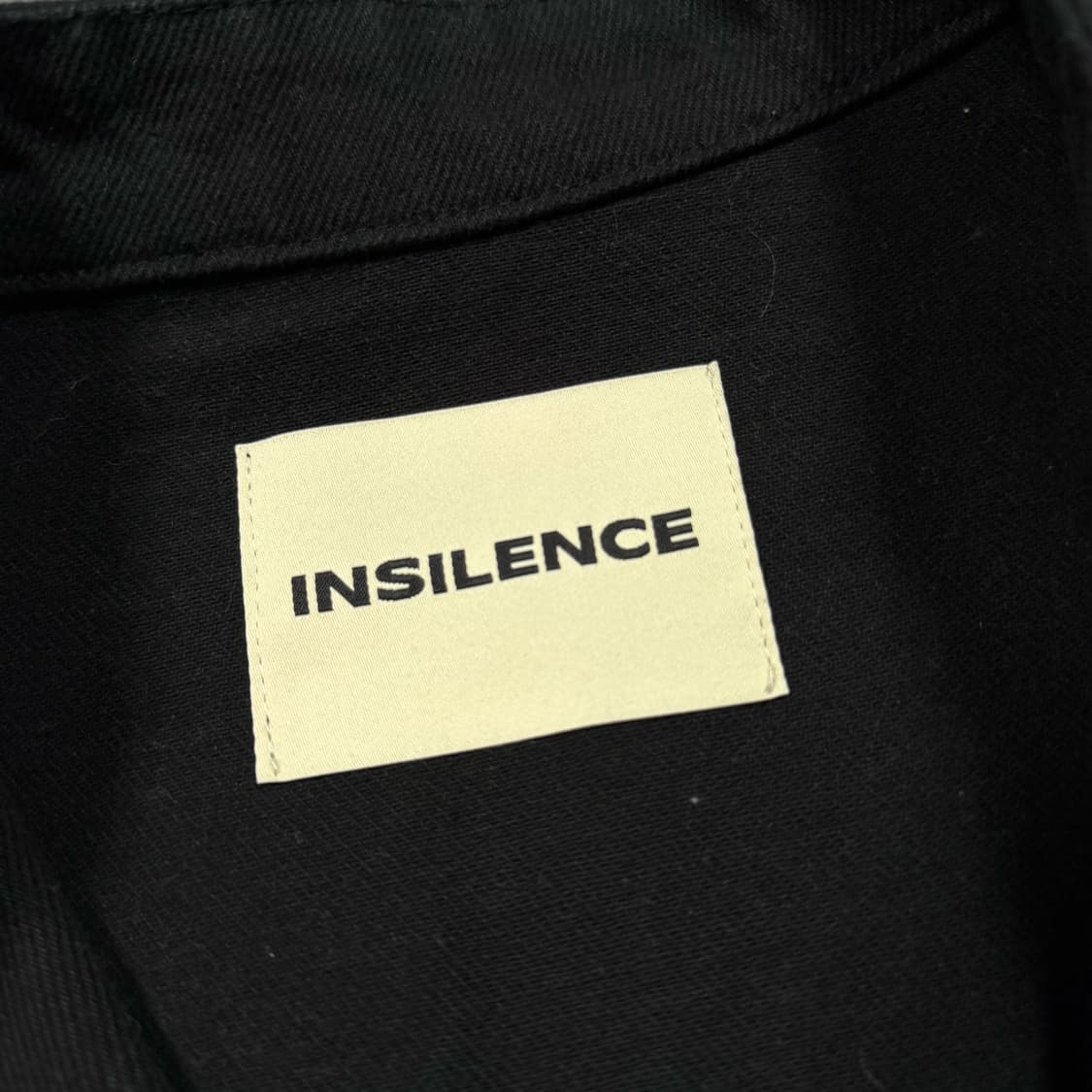 INSILENCE 인사일런스 패널 컨스트럭션 데님 집업 자켓 상품이미지5