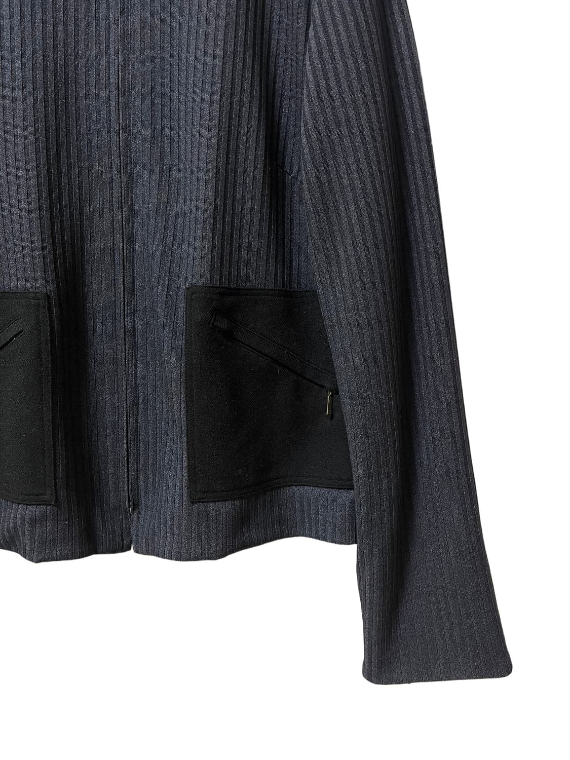 Half Neck Ribbed Pocket Blouson 상품이미지3