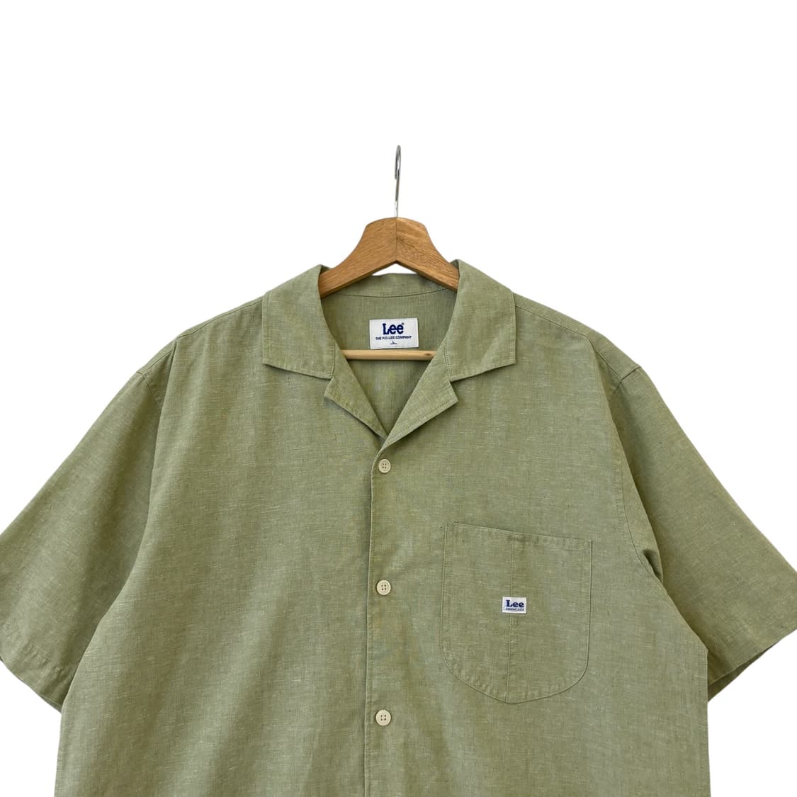 Lee 오픈 카라 린넨 셔츠 상품이미지2