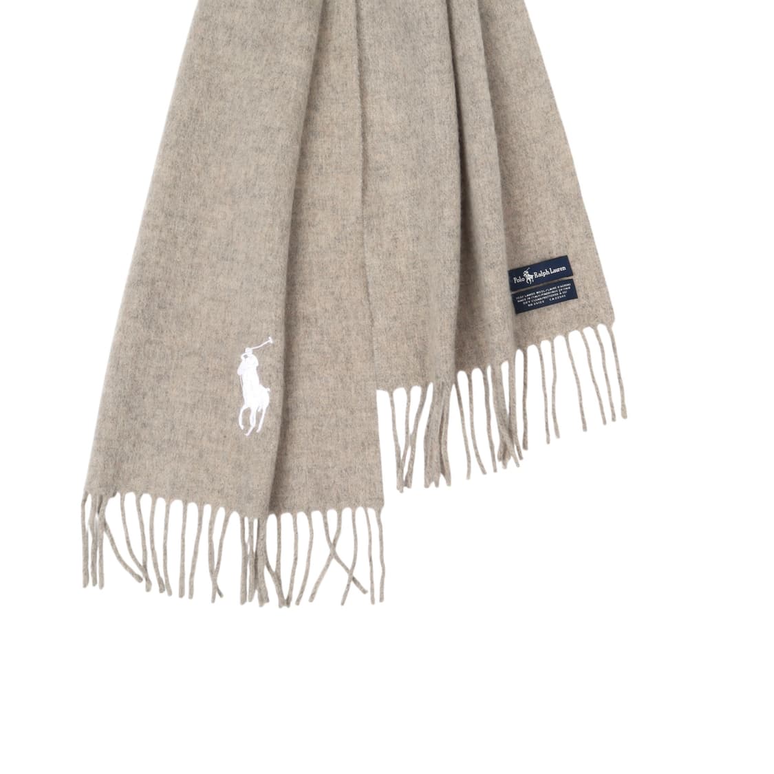 폴로 랄프로렌 빅포니 그레이 램스울 머플러 상품이미지2