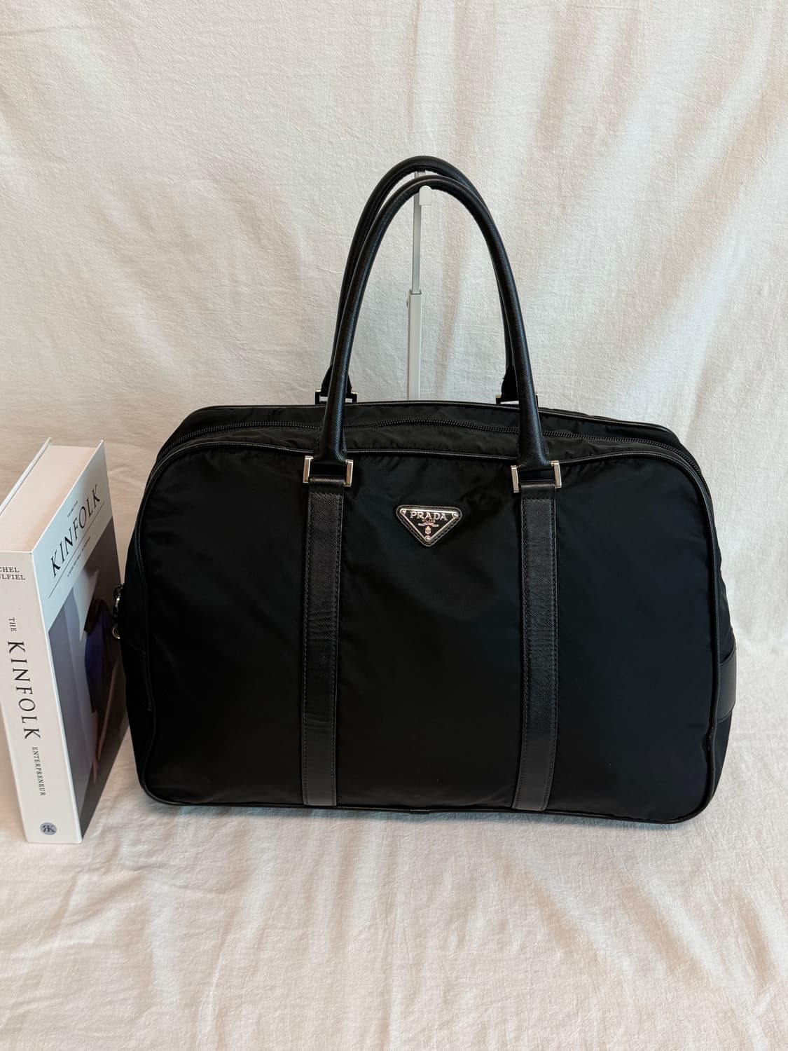 정품 프라다 사피아노 나일론 토트백 보스턴백 골프가방 여행  상품이미지3